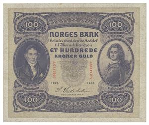 100 kroner 1925. A6747997