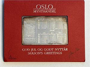 Julekort fra Oslo Mynthandel