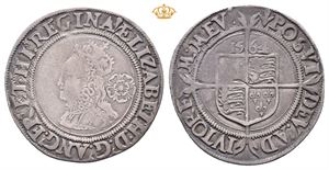 England. Elizabeth I, 6 pence 1564