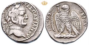 SYRIA, Seleucis and Pieria. Antioch. Vespasian, AD 69-79. AR tetradrachm (14,86 g).