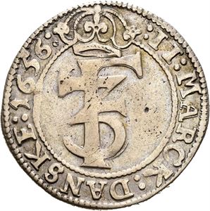 FREDERIK III 1648-1670. 2 mark 1656. S.23