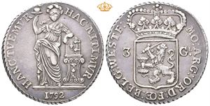 Westfriesland, 3 gulden 1792