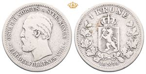 Norway. 1 krone 1879