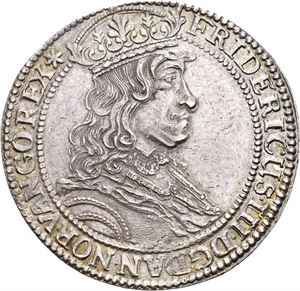 FREDERIK III 1648-1670 Speciedaler 1655. S.10