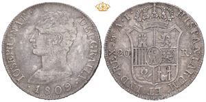 Joseph Napoleon, 20 reales 1809. AI. Madrid
