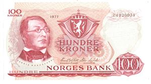 100 kroner 1977. Z1020031