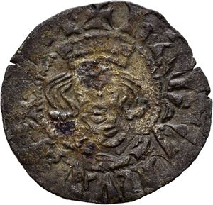 Håkon V Magnusson 1299-1319. Penning, Oslo (1,17 g)    NOT ALLOWED TO EXPORT OUT OF NORWAY