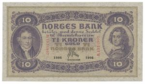 10 kroner 1906. B1534907