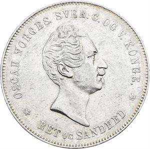 OSCAR I 1844-1859 Speciedaler 1847