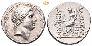 SELEUKID KINGS of SYRIA. Demetrios I Soter, 162-150 BC. AR tetradrachm (16,76 g)