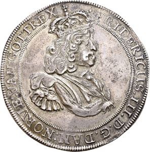 FREDERIK III 1648-1670 Speciedaler 1660. S.17 var.