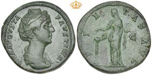 Æ Sestertius, AD 141-146