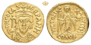 Phocas, AD 602-610. AV solidus (16 mm; 4,44 g)