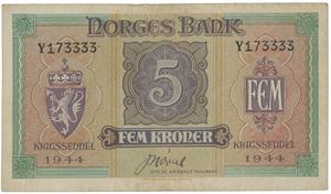 5 kr 1944