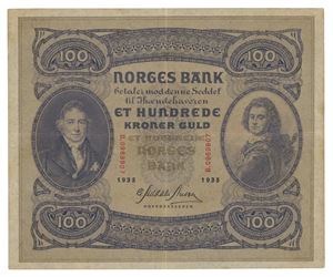 100 kroner 1935. B.0969907