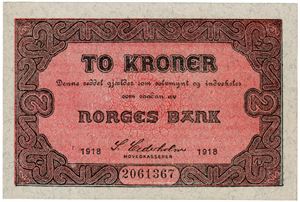 2 kroner 1918