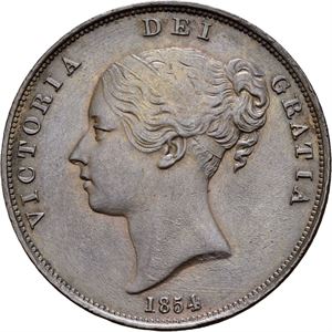 Victoria, penny 1854