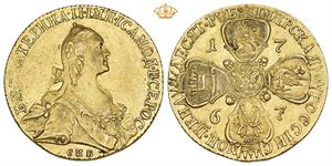 10 Roubles 1767