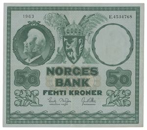 50 kroner 1963. E4534768