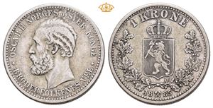 1 krone 1885