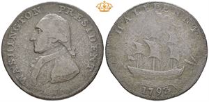 Half penny 1793