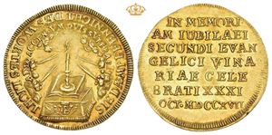2 Ducats 1717, 200th anniversary of the Reformation