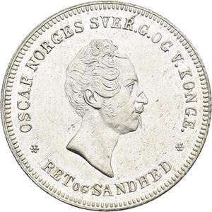 OSCAR I 1844-1859 1/2 speciedaler 1846