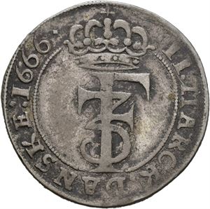 Norway Frederik III (1648-1670) 2 mark 1666