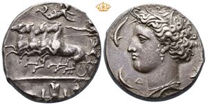 SICILY, Syracuse. Dionysios I, 406-367 BC. AR dekadrachm (42,70 g).