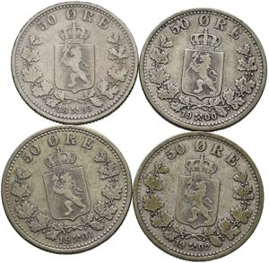 50 øre 1899, 1900, 01 og 02