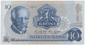 10 kroner 1977 QB