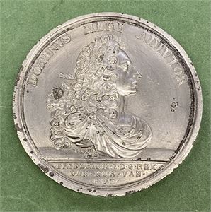 Frederik IV. Advers opphevelsen av Frederikstens beleiring 1718