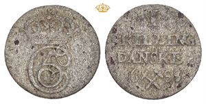 1 skilling 1688. S.35