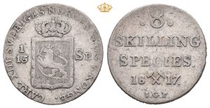 Carl XIII (1814 - 1818) 8 skilling 1817