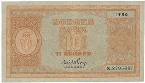 10 kr 1950