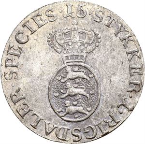 CHRISTIAN VII 1766-1808 1/15 speciedaler 1802. S.3