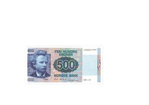 500 kroner 1991. 4200247797