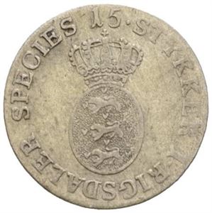 1/15 speciedaler 1795. S.9. Ex. Kjøpt av Oslo Mynthandel a/s