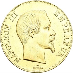 Napoleon III, 100 francs 1857 A