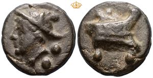 LATIUM, Rome. Circa 225-217 BC. Æ aes grave sextans (49,13 g).