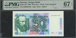 50 kroner 1984 4300805482 PMG 67 EPQ