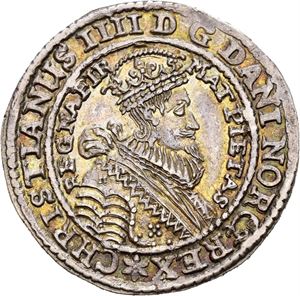 CHRISTIAN IV 1588-1648, CHRISTIANIA, 1/4 speciedaler 1640. S.14