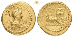L. Cestius and C. Norbanus. 43 BC. AV aureus (20 mm; 7,94 g)