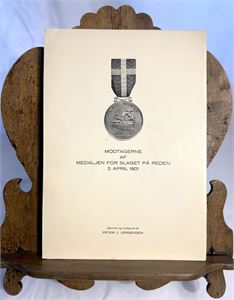 Modtagerne af Medaljen for Slaget på Reden 2. april 1801