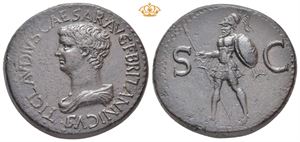 Æ Sestertius, circa 50-54 AD