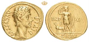 Augustus, 27 BC-AD 14. AV aureus (19 mm; 7,62 g)