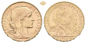 3. republikk, 20 francs 1911