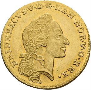 FREDERIK V 1746-1766. Kurantdukat 1761. S.3