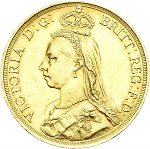 Victoria, 2 pounds 1887