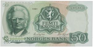 50 kroner 1981. L8068824.